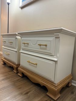 Set of 2 Refinished Stanley Furniture Nightstands