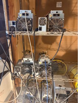Antminer’s L3 14 Complete Miners with Shelf