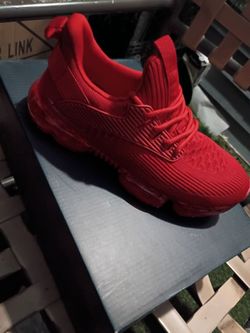 All-Red Knit Sneakers