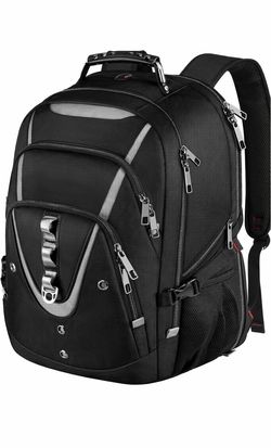 Large Black Laptop Backpack