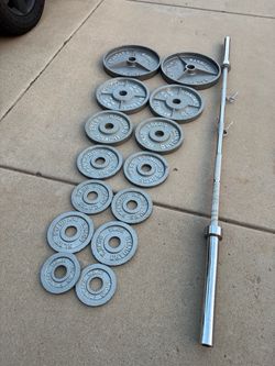 Full Olympic weight set