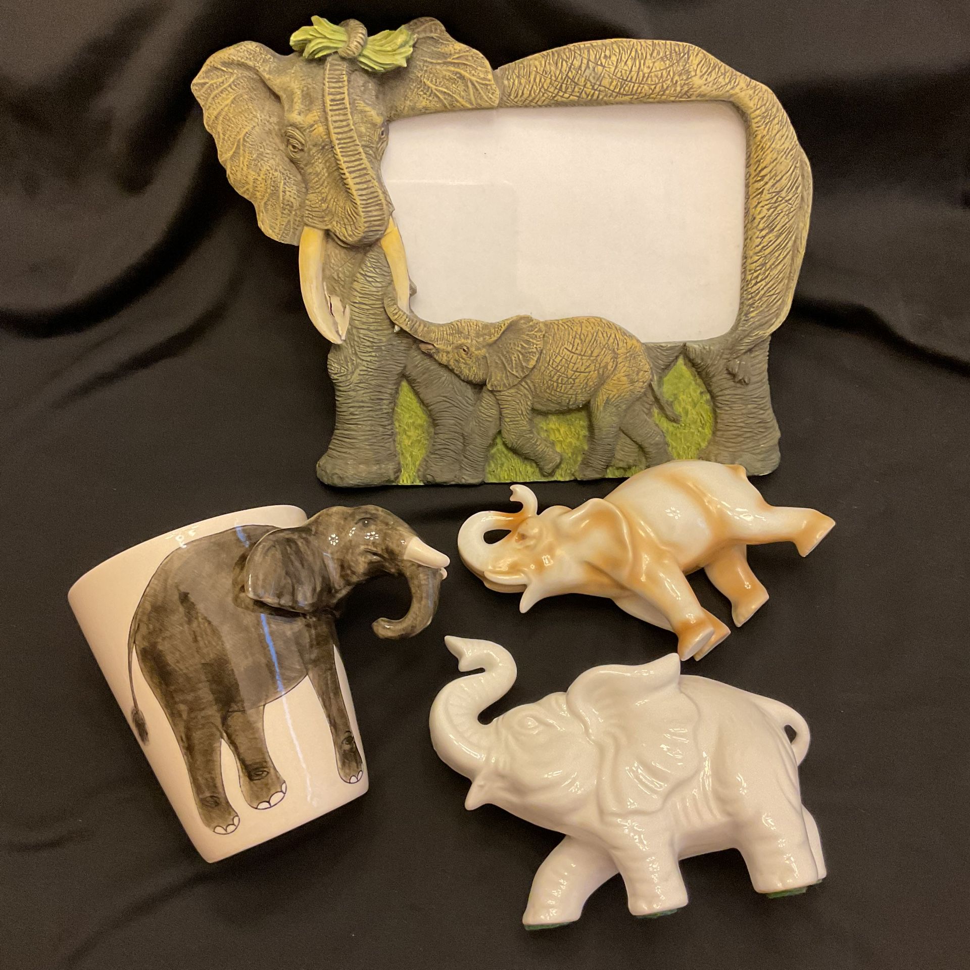 Elephant Ceramics — Collectible 4 Pc Lot