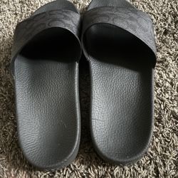 Coach slides all black size 7