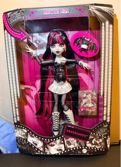 Monster High Reel Drama Draculaura Doll Mattel Complete In Box