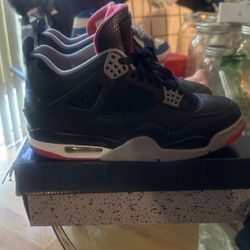 Retro 4s Red Black N White 