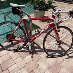 Tommaso Volo Road Bike (Race Carbon) , Red, 56cm