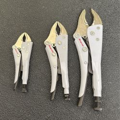 3 Pc Locking Plier Set