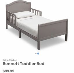 New Bennett Grey Toddler Bed frame / Mattress not included