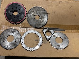 Mini bike sprockets (bundle) with hardware