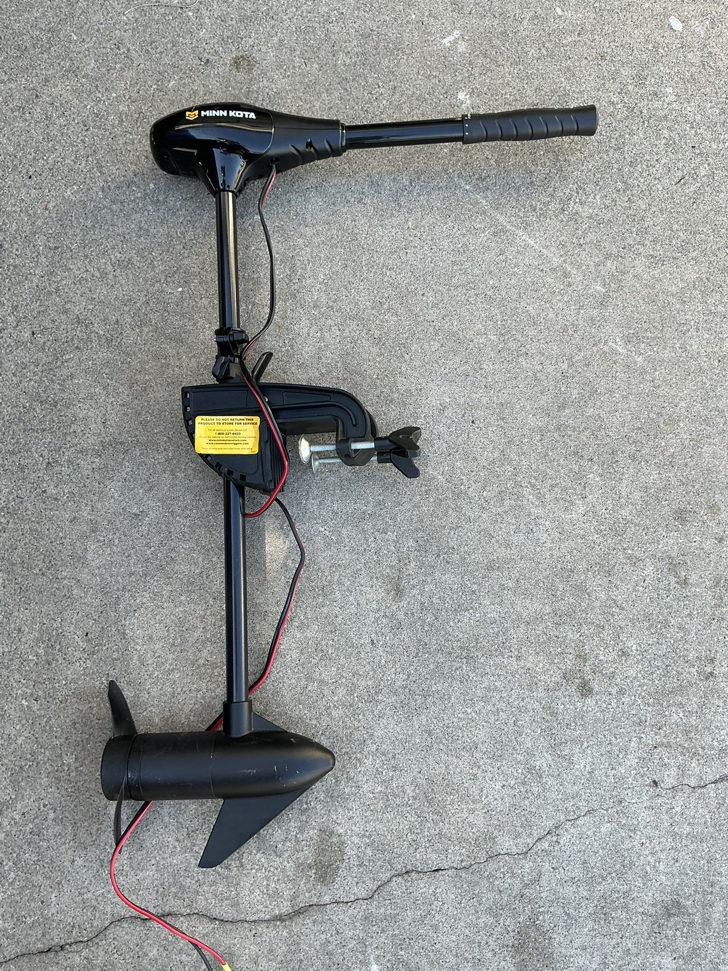 Minn Kota Throlling Electric Motor W/ 5 Speed And Reverse