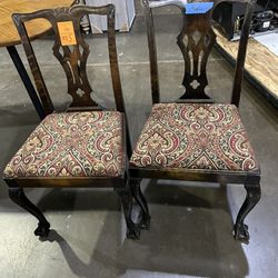 Two Really Nice Antique Chairs 