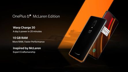 OnePlus 6T McLaren - 256 GB - SPEED Orange (Unlocked)