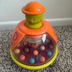 B. toys Ladybug Ball Popping Toy Poppitoppy: Sensory Development Toy for Babies & Toddlers