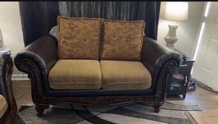 Sofa and loveseat