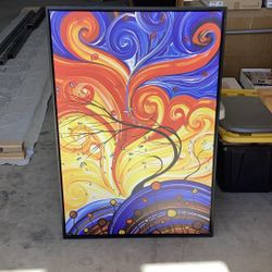 Canvas Art With Black Frame