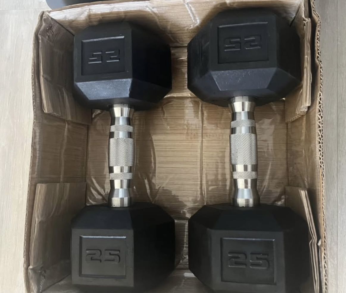 25 Pound Dumbbell Pair