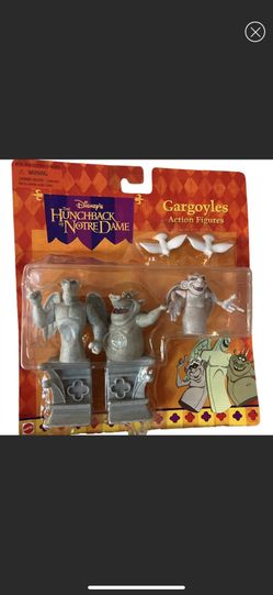 Unopened Vintage Disney Action Figures Gargoyles from The Hunchback Of Notre Dame