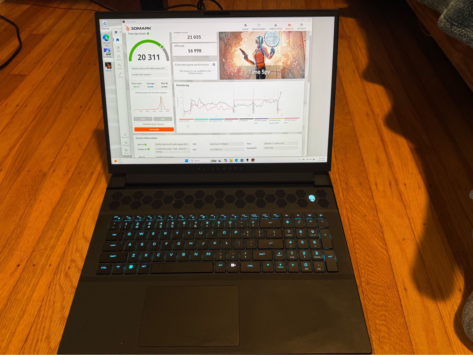 Trade/sell laptop Alienware m18 r2: RTX 4090 // 4TB // 64gb ddr5 // i9-14900hx with warranty