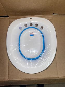 Toilet Seat Postpartum and Hemorrhoids Care & Bubbling Foot Spa!