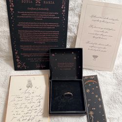 Authentic Sofia Zakia “Tender Ring of Salt” — Yellow Gold, Size 5.5