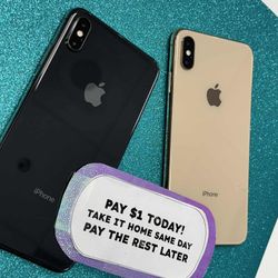 Apple iPhone Xs Max - Pay $1 DOWN AVAILABLE - NO CREDIT NEEDED