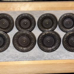 Heavy Metal 8 Pcs Drawer Knob Pulls Large