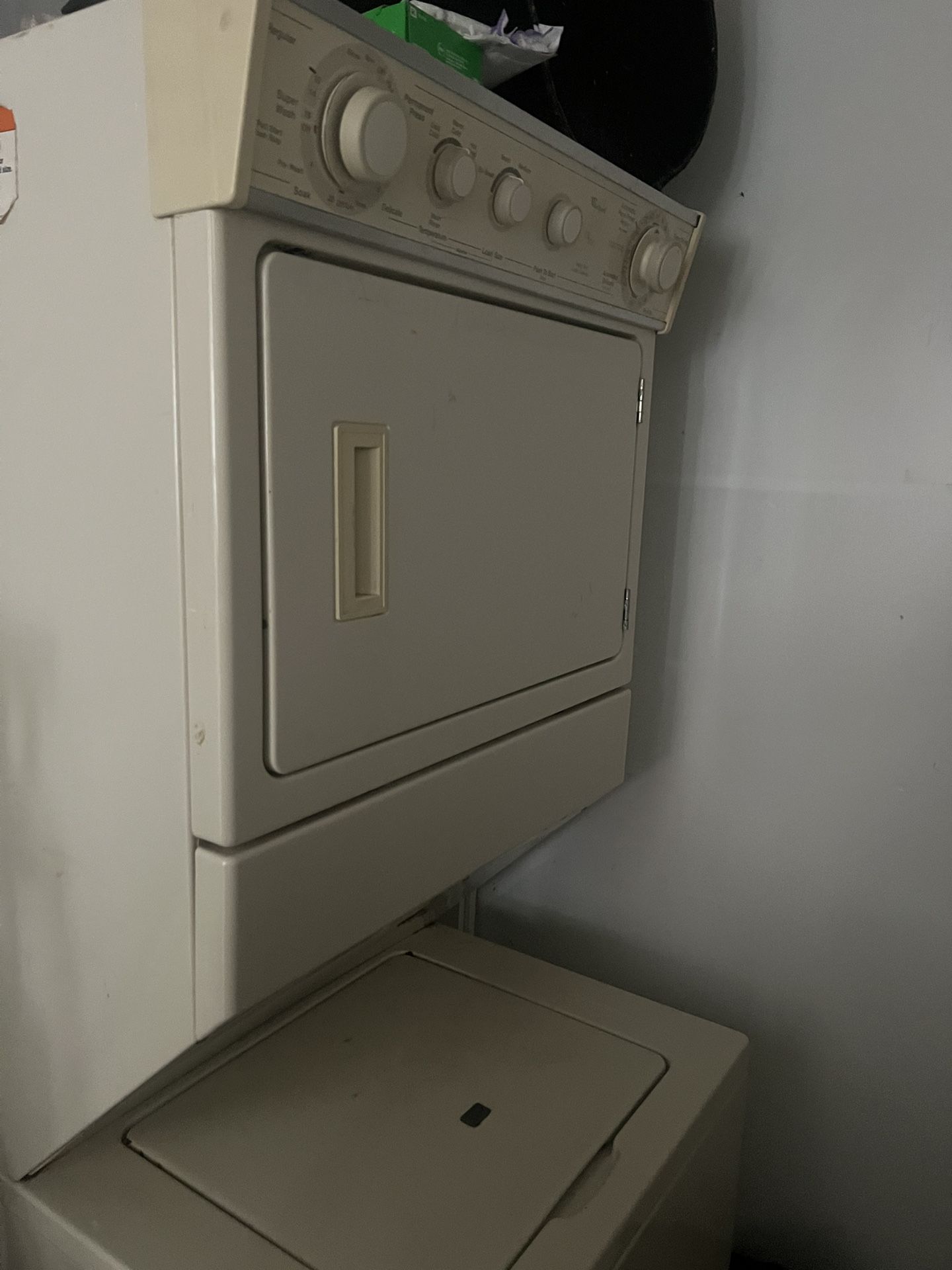 DOUBLE STACK WIRLPOOL WASHER AND DRYER