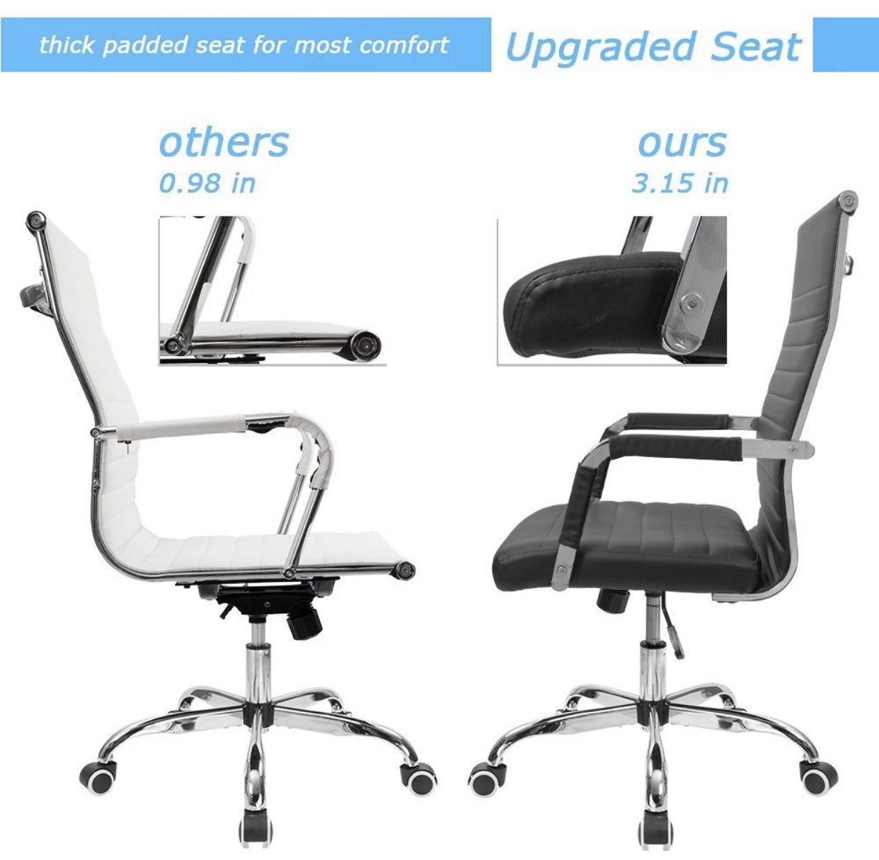 Brand New Contemporary Designer Mid-Back Computer Office Chair