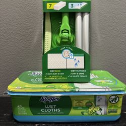 Swiffer Mop Kit And Wet Cloths