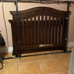 Full Size Bed Frame ,box Spring & Mattress