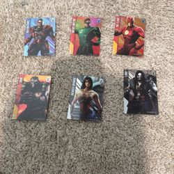 Marvel And Injustice League Cards