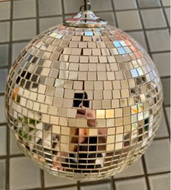 True Vintage 70s 13-14" Mirrored Disco Ball