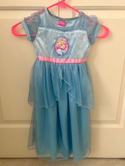 Size 4T Disney Princess Cinderella Sparkly Girl Dress