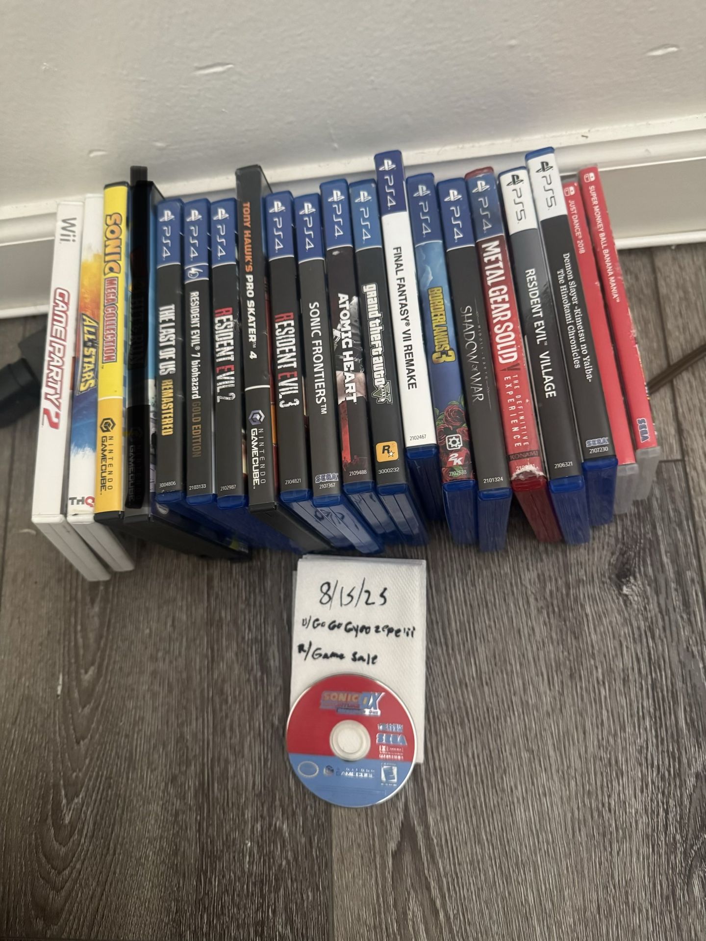 PS4/5 GC Wii Switch