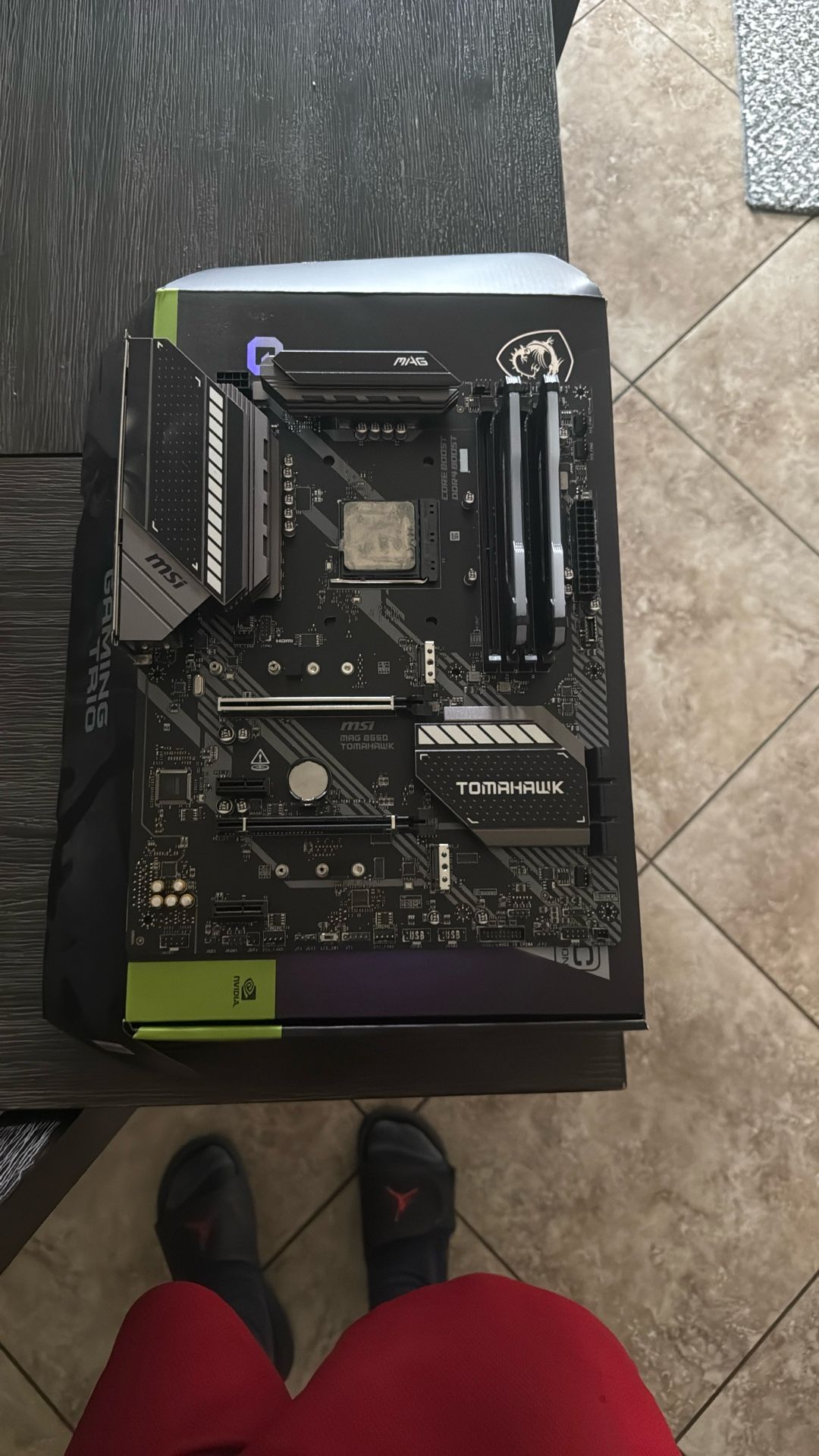 Motherboard, CPU and Ram