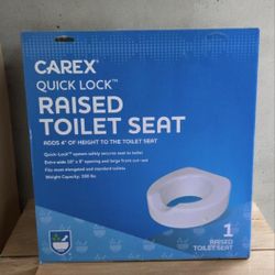 Carex Round Toilet Seat Elevator with Hinges