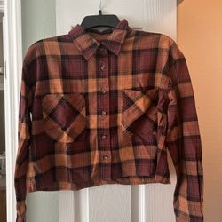 Final**REDUCED**Brand New Plaid Crop top Shirt*