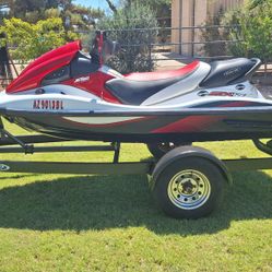 2007 Kawasaki STX 12F W/Trailer 