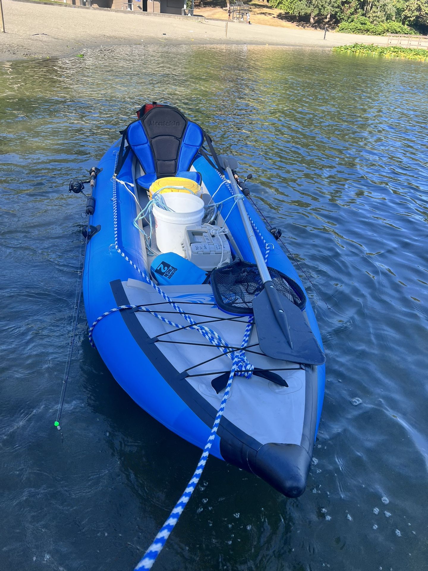 Heavy Duty (rugged) 2-Person Inflatable Kayak 12 Foot Long
