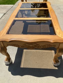 Wooden tables