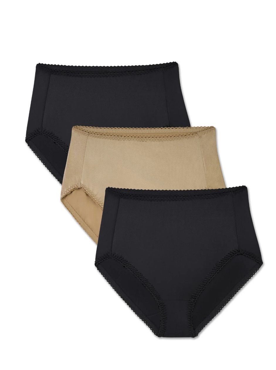 Vanity Fair Radiant Collection Undershapers 3 Pack Hi-Cut