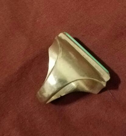 Native American/Zuni inlaid Silver Ring