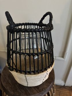 Small Basket And Vase