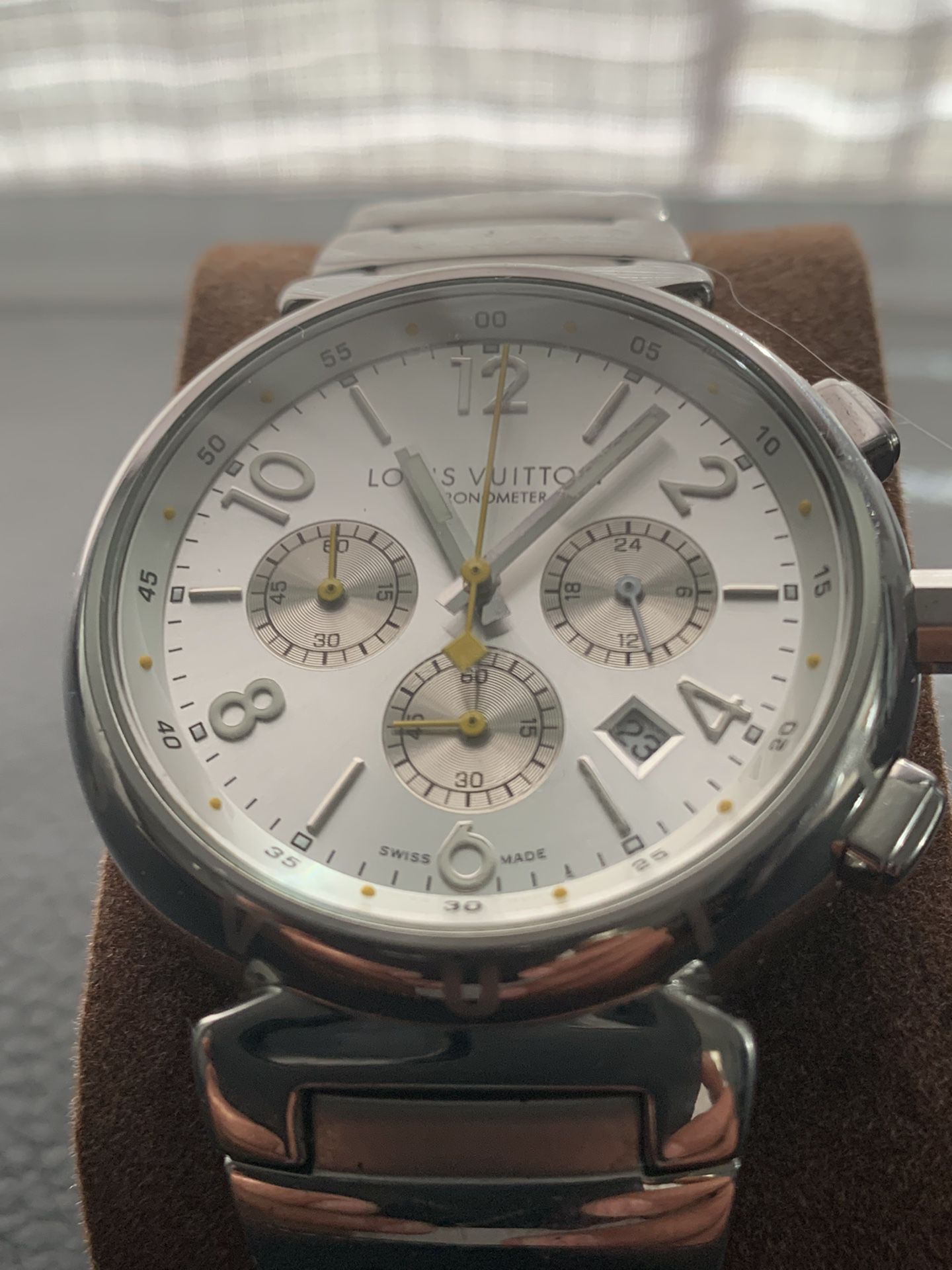 Louis Vuitton Tambour Chronograph Stainless Steel - Watch Rapport
