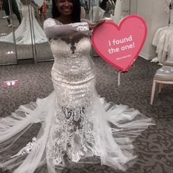 Beautiful Wedding Dress From David’s Bridal 