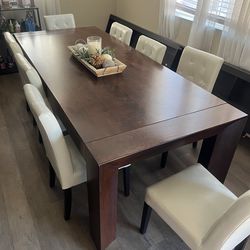 Dining table with chairs