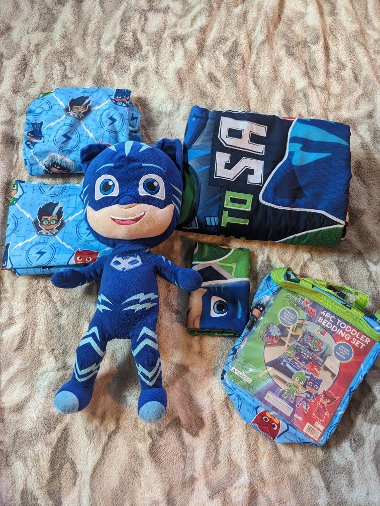 TODDLER bedding PJ MASK