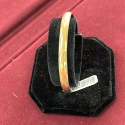 14K Gold Bangle Bracelet 7.3 Grams 