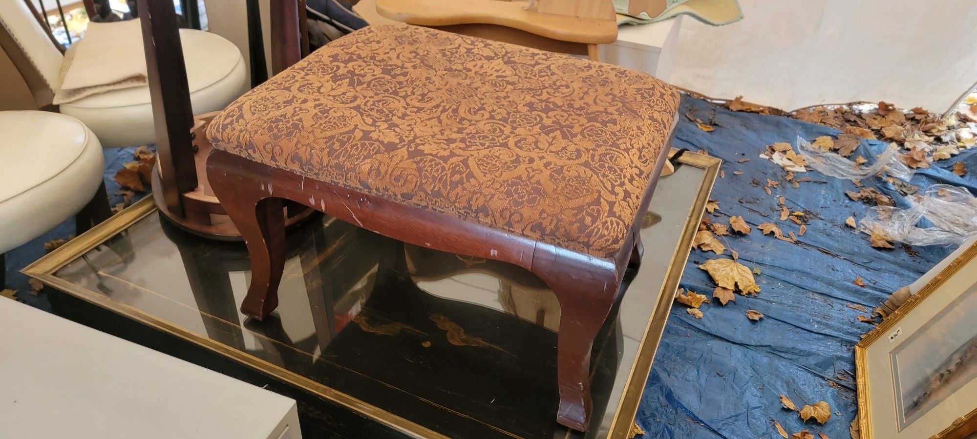 Vintage Ottoman Footstool