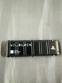 WD_BLACK 2TB SN850P NVMe M.2 SSD Officially Licensed Storage Expansion for PS5 Consoles, up to 7,300MB/s, with heatsink ( Used Very New )